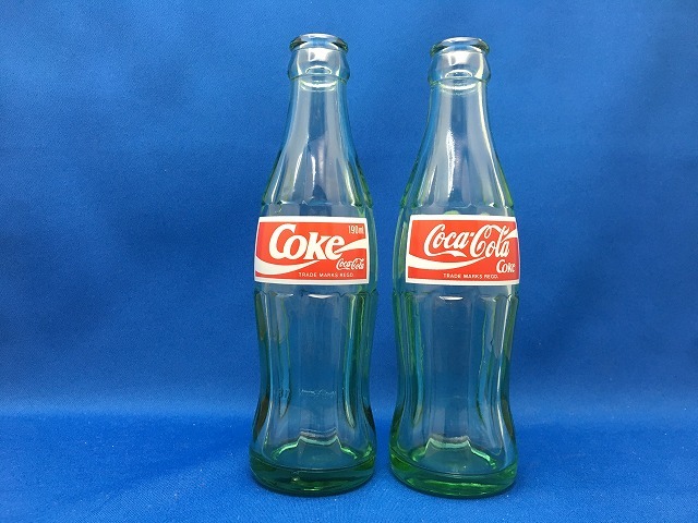 コカコーラ 瓶 190ml 2本セット ビン レア レトロ アンティーク ドリンク COKE COCA-COLA #4_画像1