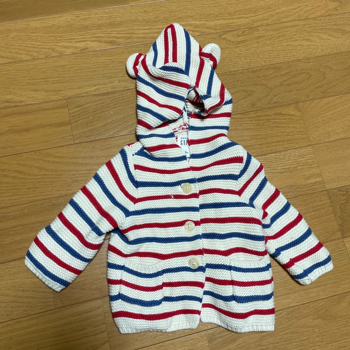 babygap くま耳 パーカー カーディガン 0〜3m 50cm GAP｜PayPayフリマ