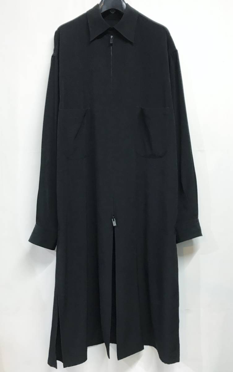 21-22SS Yohji Yamamoto POUR HOMME ヨウジヤマモト Fastener Coat
