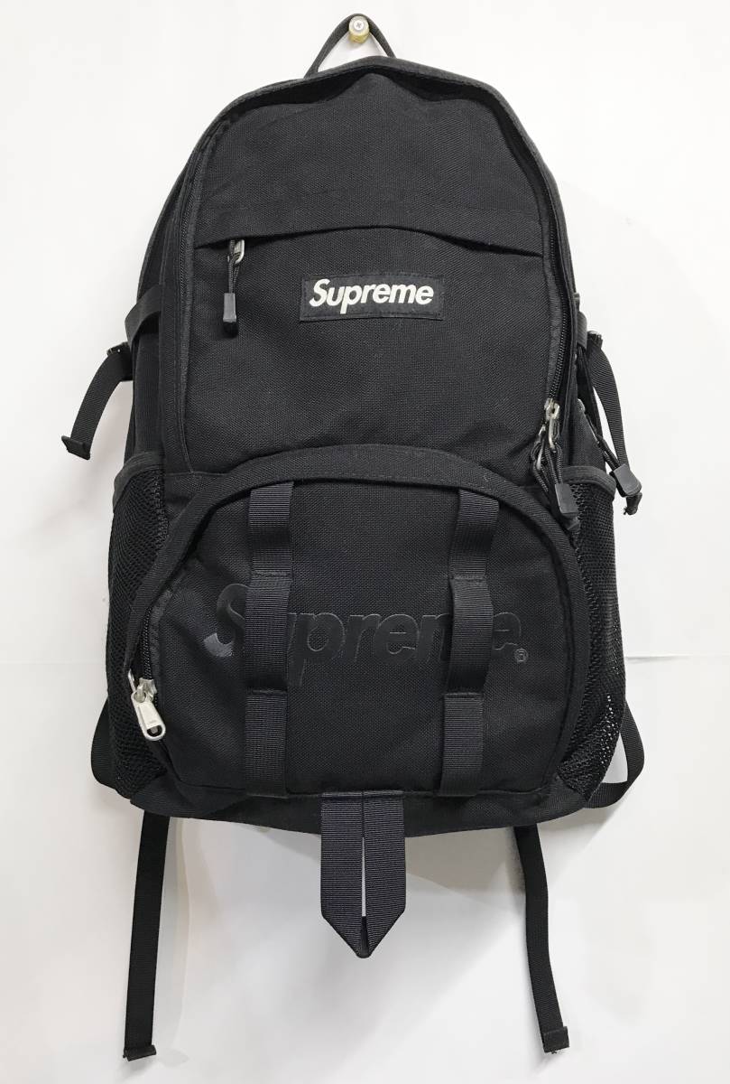 Supreme シュプリーム 15SS Backpack バックパック ブラック boxlogo