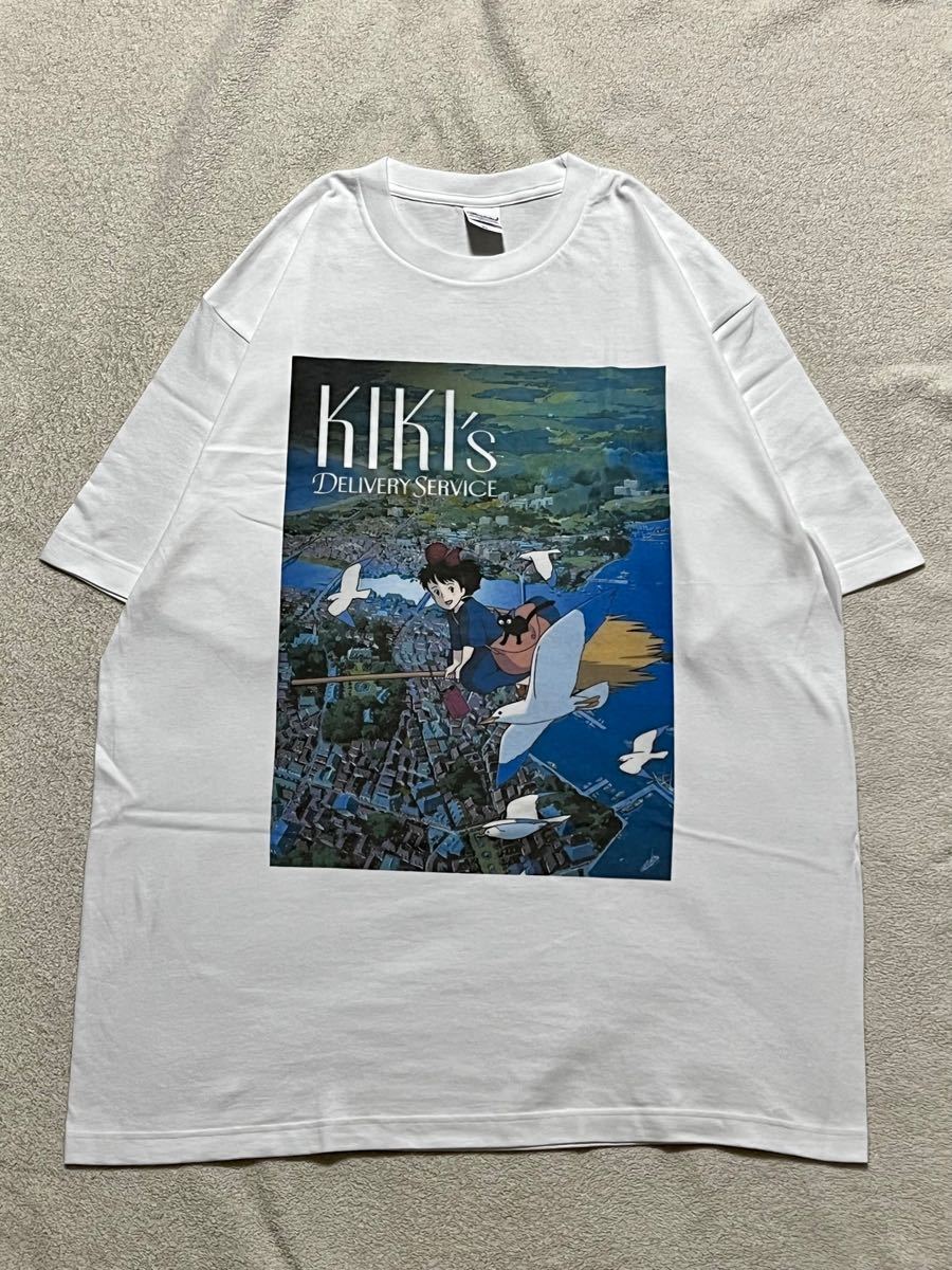 激レア ヴィンテージtシャツ　質部　町並み風景プリント総柄　個性的　装飾 L