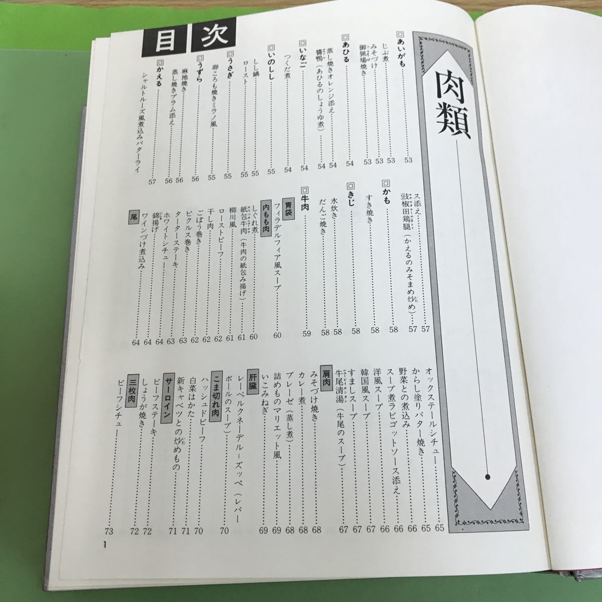 D44-027 完本 料理大事典 ENCYCLOPEDIA FOR HOME MADE COOKING 主婦と生活社 汚れあり_画像5