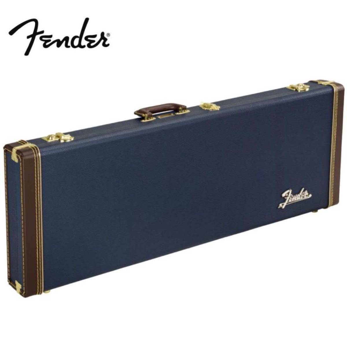 Fender Classic Series Wood Case Strat/Tele -Navy Blue- I hard case electric guitar Strato tere Cath 