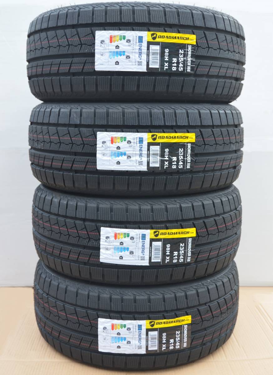販売 235 45R18 スタッドレス 新品 4本セット アコード 用に 5穴 114.3