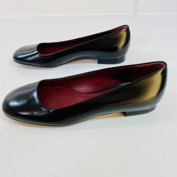 美品】PRADAプラダ靴 パンプスレザー黒ブラック35 22.0〜22.5 | www