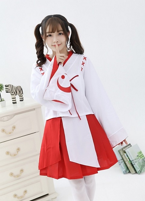 . woman cosplay Mini ska . woman clothes (S) Japanese clothes costume .. costume skirt Halloween New Year 