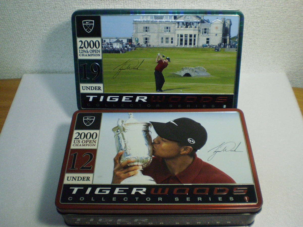 【新品】 タイガー・ウッズ 2000年 全英・全米オープン 優勝記念  ナイキゴルフボール 2ダース 送料無料の画像1