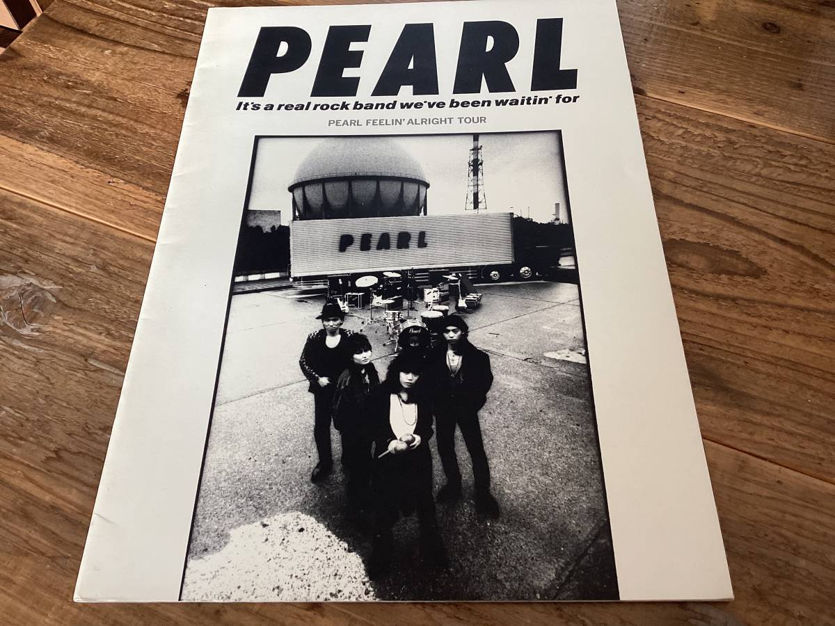 * Tour pamphlet / pearl /PERAL/FEELIN\' ALRIGHT TOUR/1987 year / Tamura Naomi 