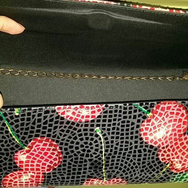  Alfredo Bannister 2way cherry Cherry pattern clutch & pochette shoulder bag 