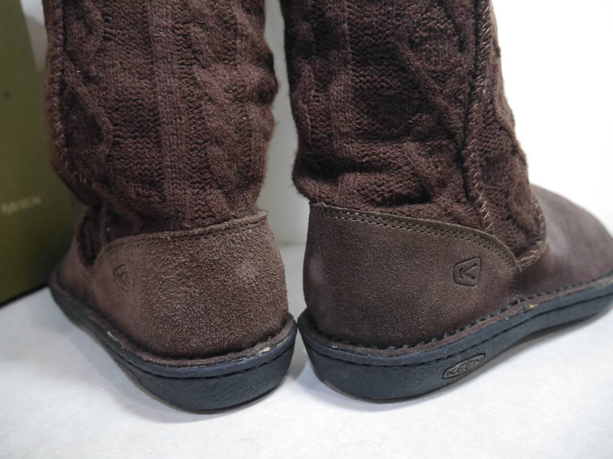 KEEN AUBURN BOOTS キーン ニットブーツ ブラウン 未使用 US6_画像3