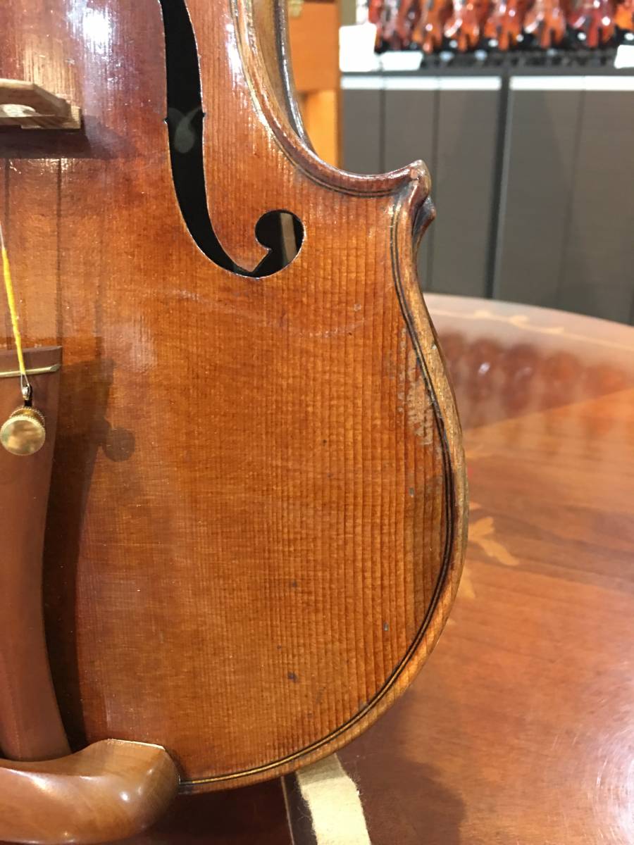  violin France made Old Leon Mougenot 4/4 1924 year made judgment document! other shop reference price 150 ten thousand jpy! settlement of accounts complete red character price! remainder period a little 