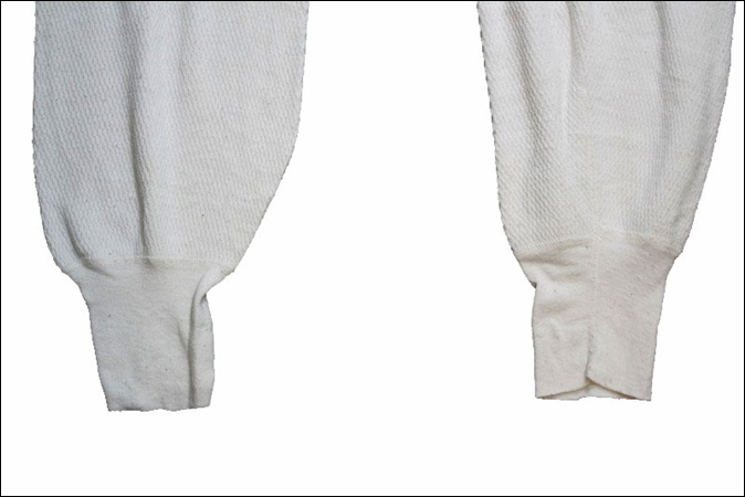 【XL 42-44】 70's HEAT-LOK 肉厚 サーマル パンツ USA製 白 パッチ アンダーウェア ビンテージ ヴィンテージ 古着 オールド EB336_画像5