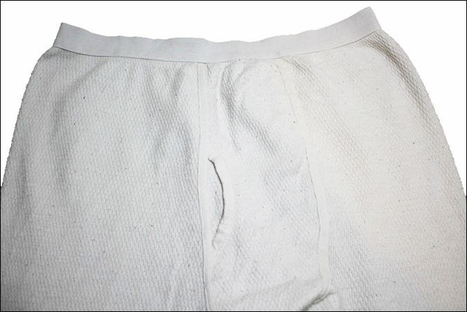 【XL 42-44】 70's HEAT-LOK 肉厚 サーマル パンツ USA製 白 パッチ アンダーウェア ビンテージ ヴィンテージ 古着 オールド EB336_画像3