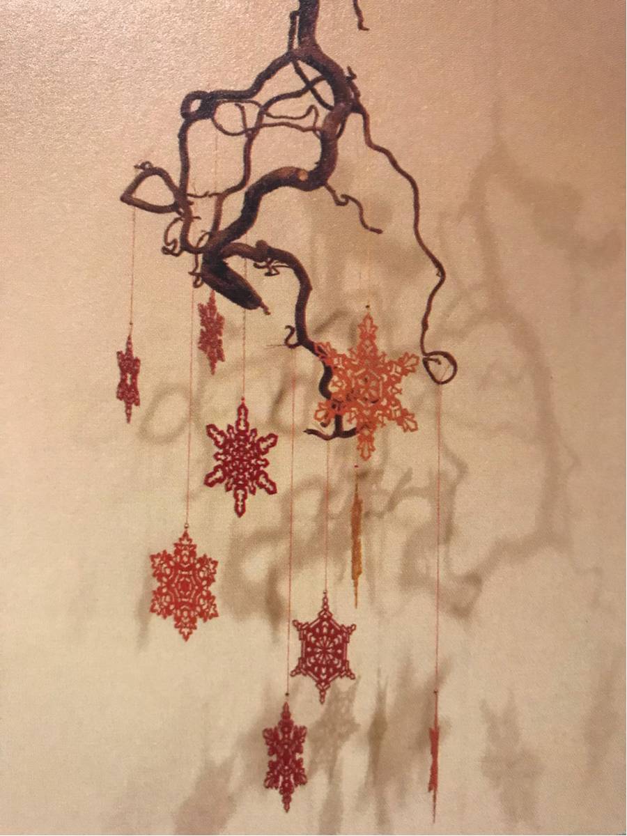 ヤフオク 雪の結晶 切り絵 クリスマス モビール ツリー