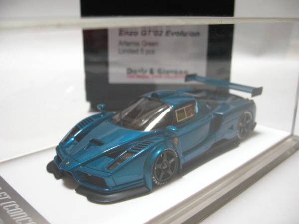 * last 1 pcs! prompt decision! free shipping! serial ( 01 / 05 )!D&G ENZO GT Concept Evolution arte mistake green clear case complete unopened 