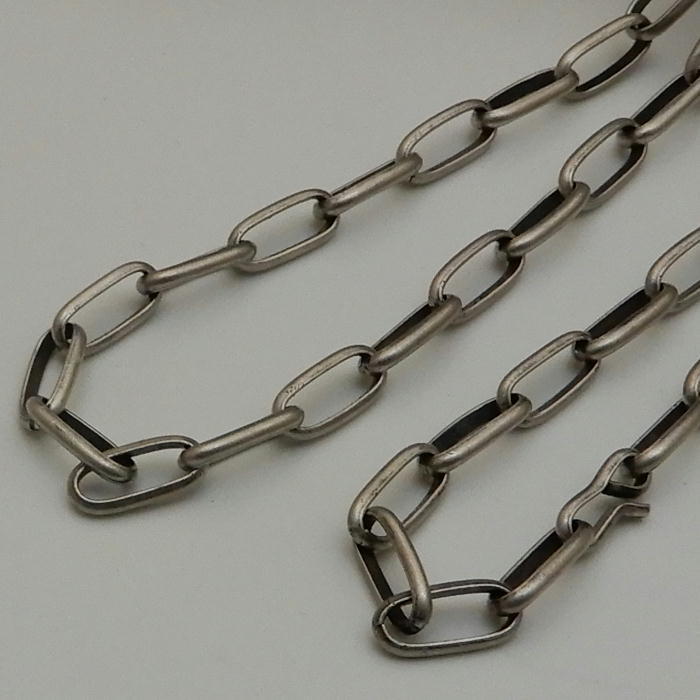 【楽ギフ_のし宛書】 極太 xn860 ネックレス ナバホ シルバーネックレス 5.5mm 60cm チェーン ナバホ 燻し加工 シルバー925 メンズ ネックレス ハンドメイド シルバー