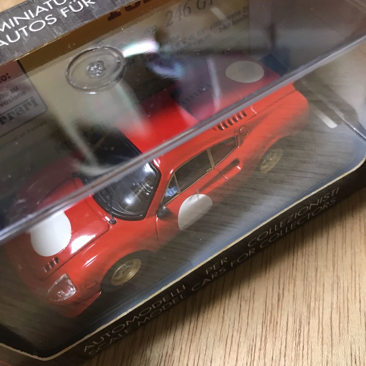 1/43 フェラーリ DINO 246 GT アメリカン レース ディーノ ディノBang イタリア製 赤 激レア ミニカー 検 1/ プラモデル 京商 フジミ P4_画像3