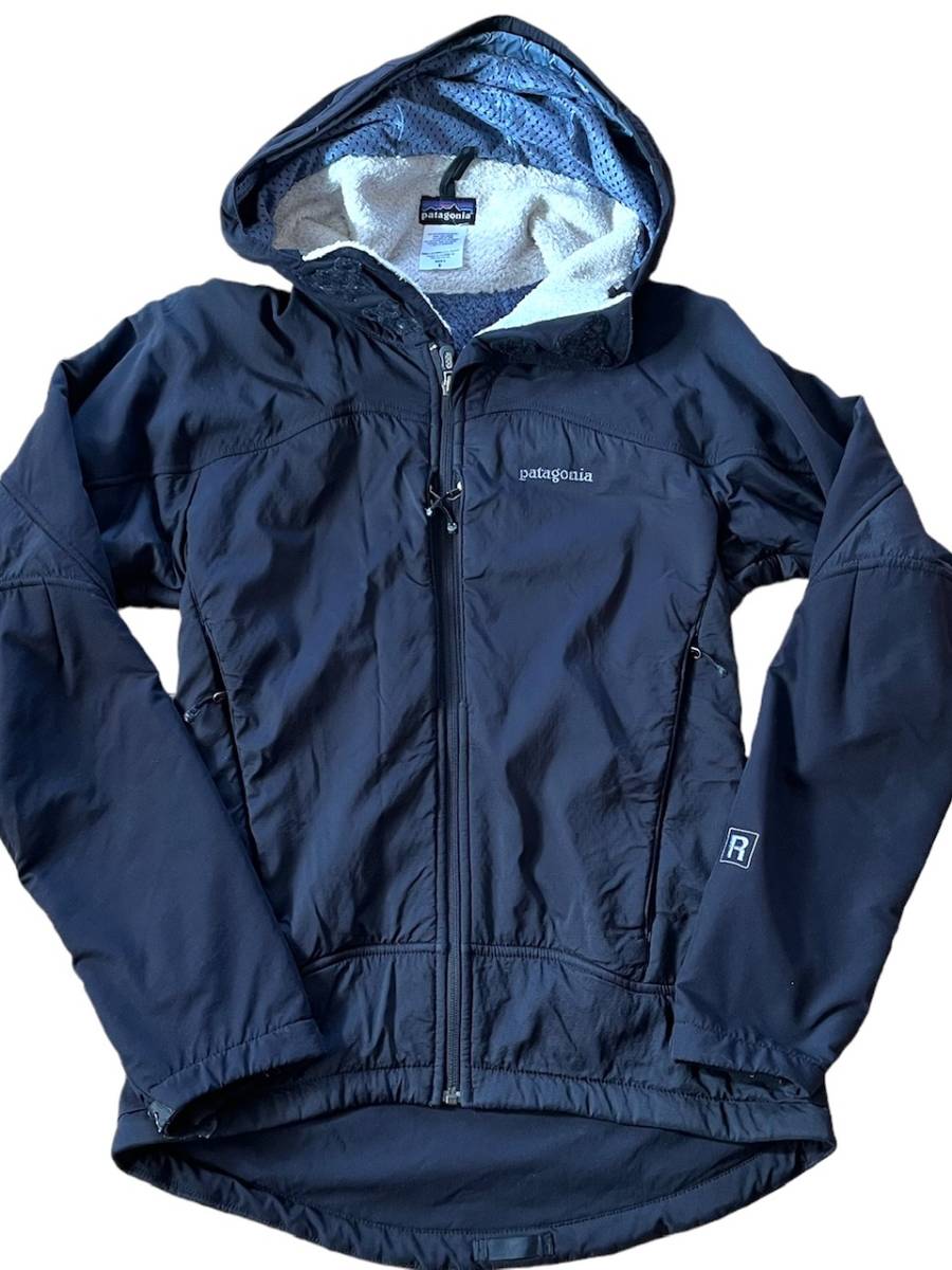 ★★★1995年製 patagonia パタゴニア レギュレーターソフトシェルディメンションジャケット 84271 F5 S ブラック黒★★★_画像1