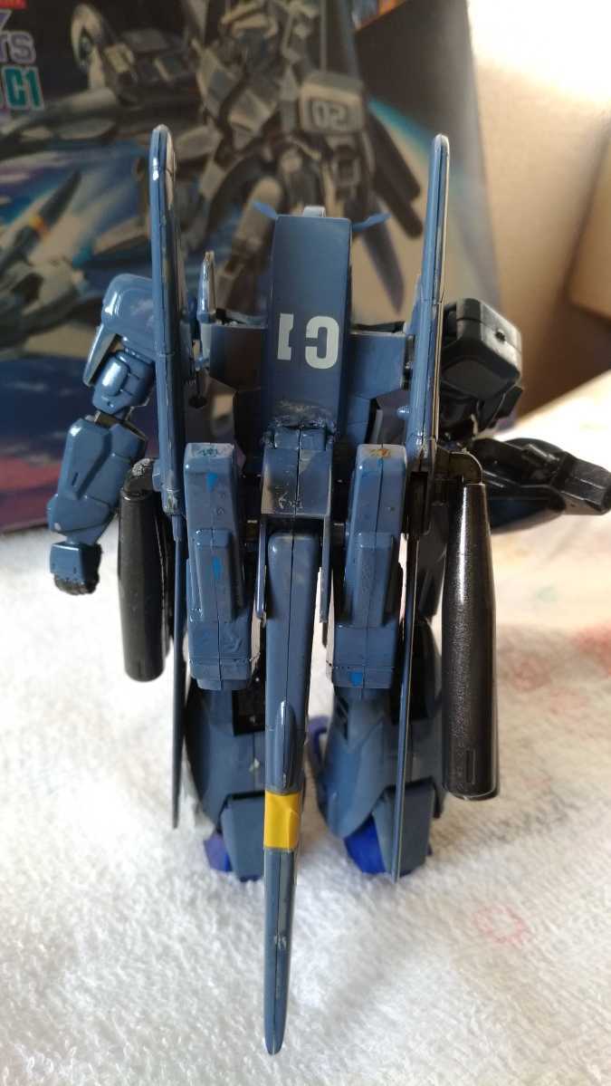 ZガンダムゼータプラスC１スケール１／１４４　組立完全品　自前組立塗装古いタイプのため汚れありの訳あり品　元箱、取扱い説明書付_画像4