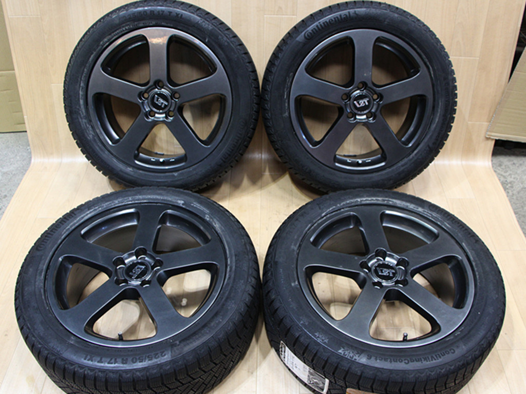 A804 VST Type-RS 17X7J+49 PCD108 4本 新品タイヤ コンチネンタル ContiVikingContact 6 225/50R17 VOLVO ボルボ V40 S60 V60 手渡し可能