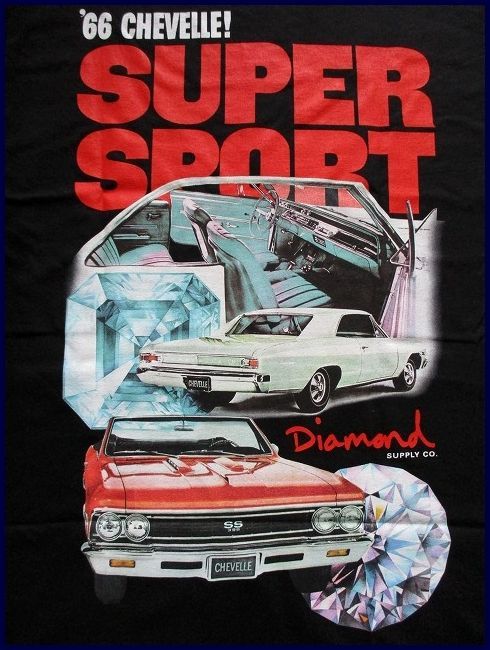 【DIAMOND】chevelle/ダイヤモンド/シェベル/シボレー/ロングスリーブ/メンズ/M/ブラック_画像9