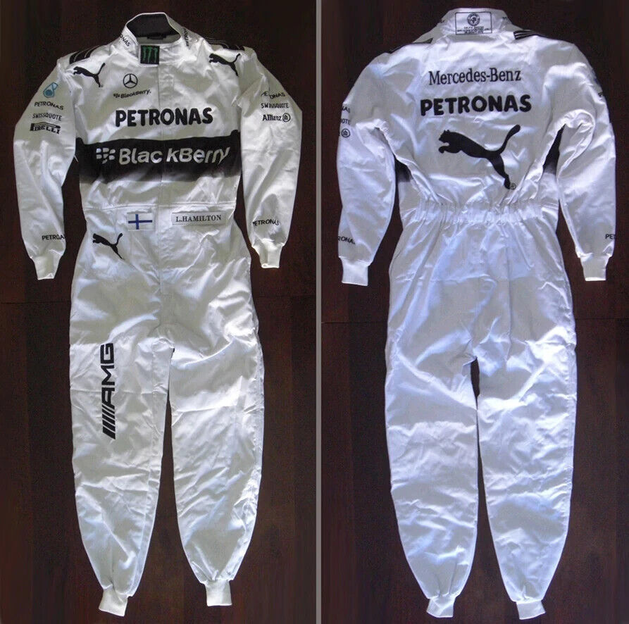 L 海外　送料込み 高品質　ルイス・ハミルトン 　F1 HAMILTON 　2014 レーシングスーツ　サイズ各種　レプリカ