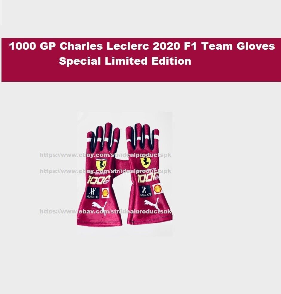 L 海外　送料込み 高品質　シャルル・ルクレール　Charles Leclerc 　 レーシンググローブ　手袋　サイズ各種　レプリカ_画像1