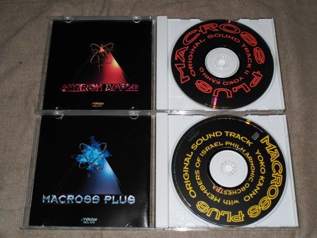 CD 2枚セット【マクロス プラス/オリジナルサウンドトラックVol.1とVol.2】MACROSS PLUS サントラの画像3