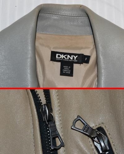 *DKNY* sheep leather * stylish . handsome Rider's leather jacket Onward . mountain P M~L