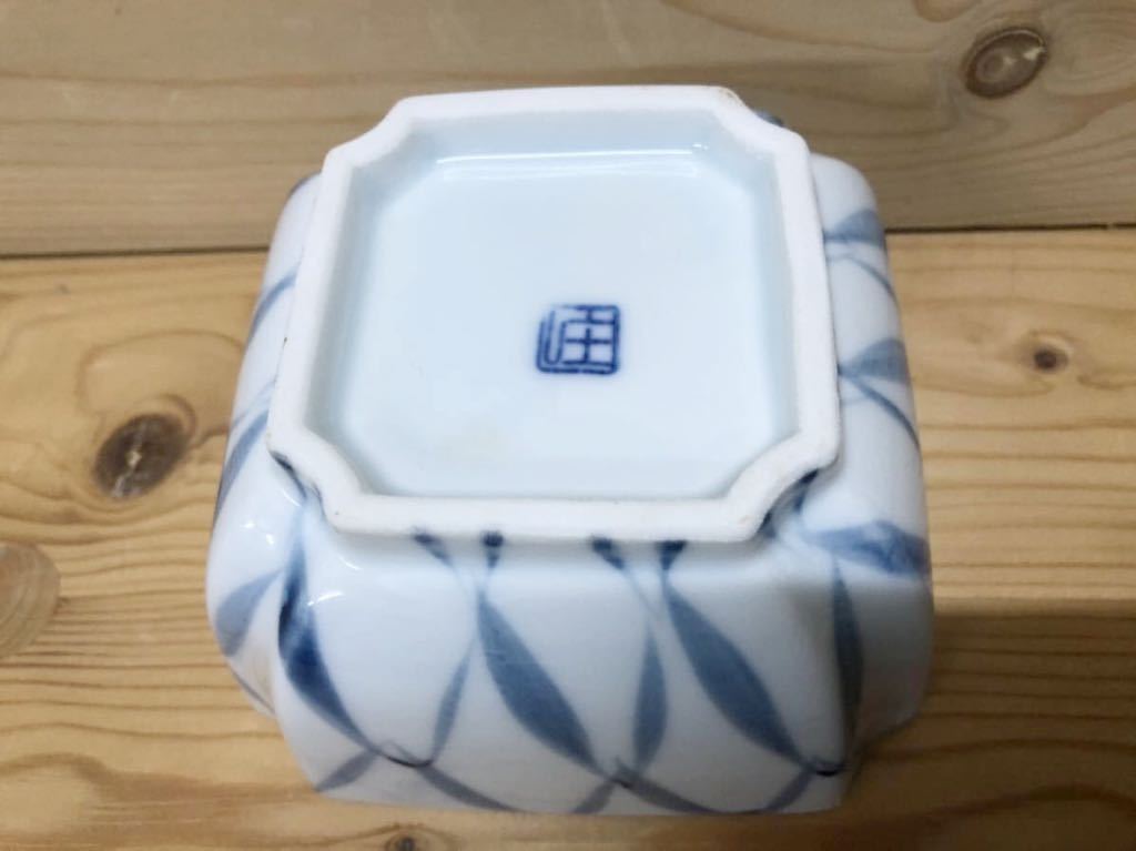 * new goods * Seto ./ hand .. blue and white ceramics / angle pot /10 piece collection * small bowl / middle pot * break up ./. stone / charge ./. pavilion / meal ./ izakaya pub * unused / our shop stock goods / regular price .. price cut *