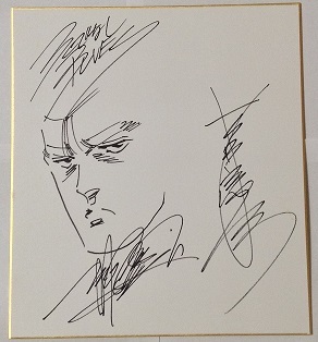 レア○森田まさのり先生直筆イラスト&サイン ろくでなしBLUES 前田太