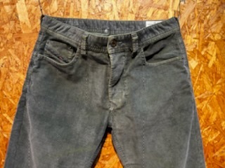 メンズ パンツ DIESEL ディーゼル コーデュロイ 加工 カーキ LARKEE 秋 冬 FE333 / W30 全国一律送料520円_画像6