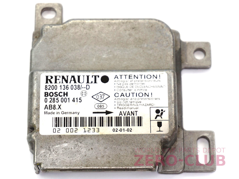 [ Renault Lutecia 2 sport BF4 for / original air bag computer 8200136038][1803-88154]