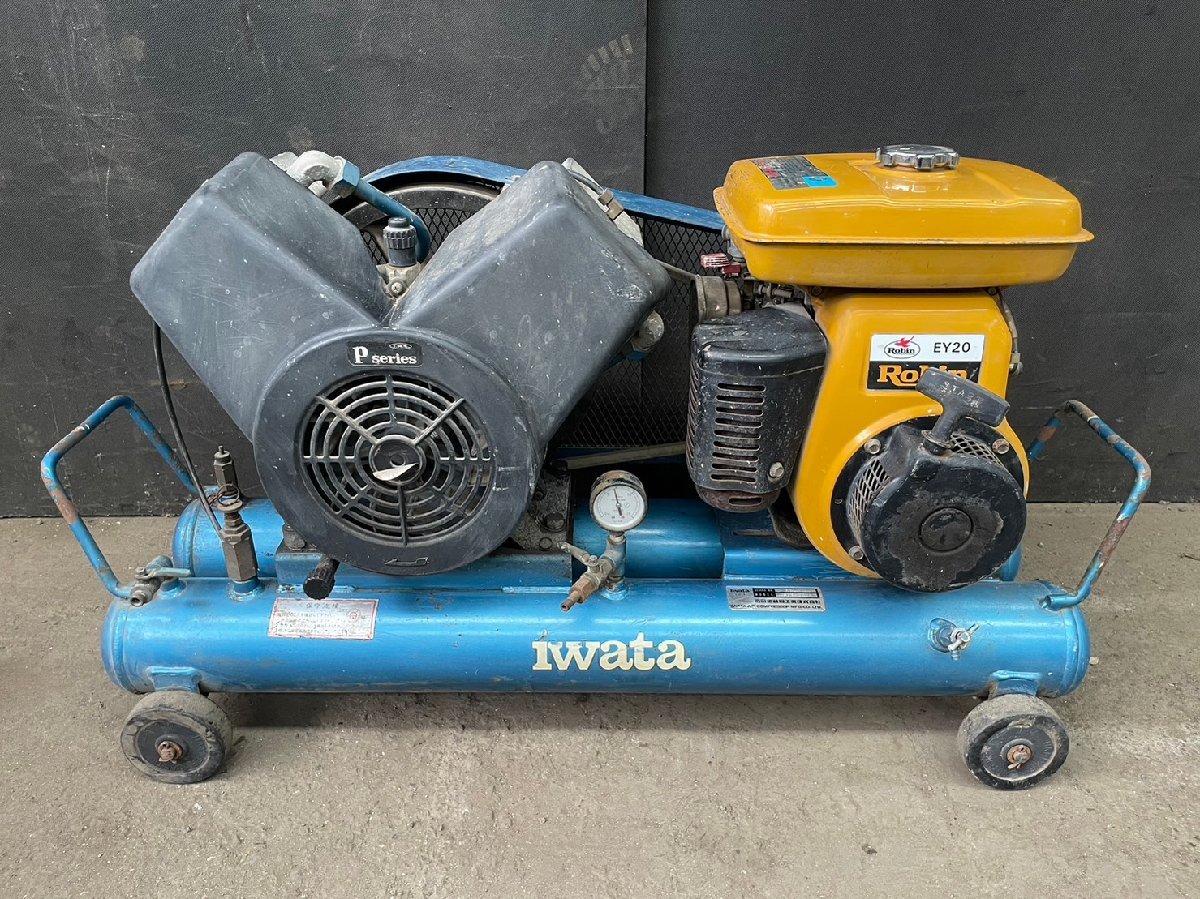 ○ iwata CS-265P SUE-222P エンジン コンプレッサー Robin EY20D 岩田