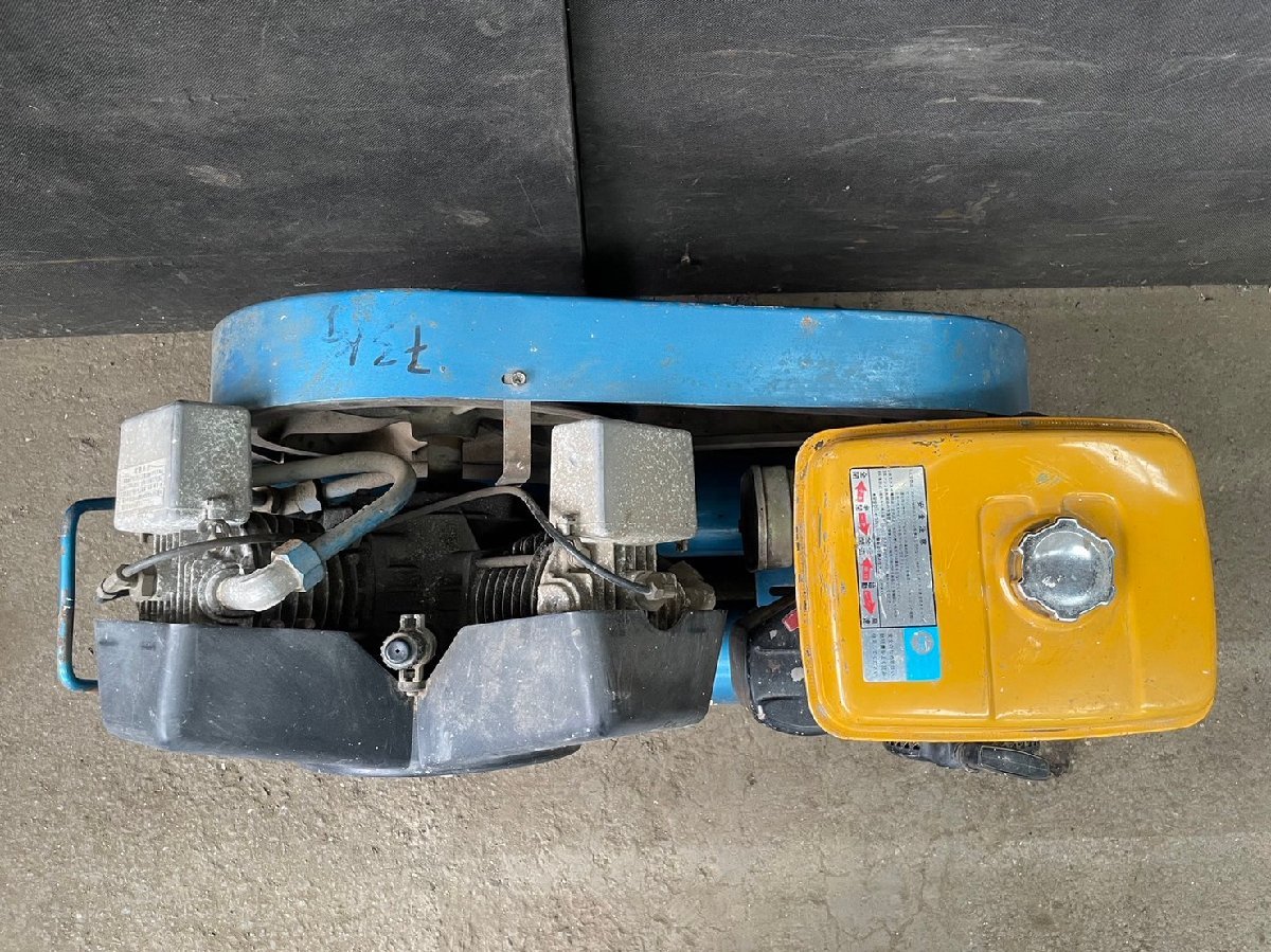○ iwata CS-265P SUE-222P エンジン コンプレッサー Robin EY20D 岩田塗装機 ロビンエンジン 【現状品】_画像3