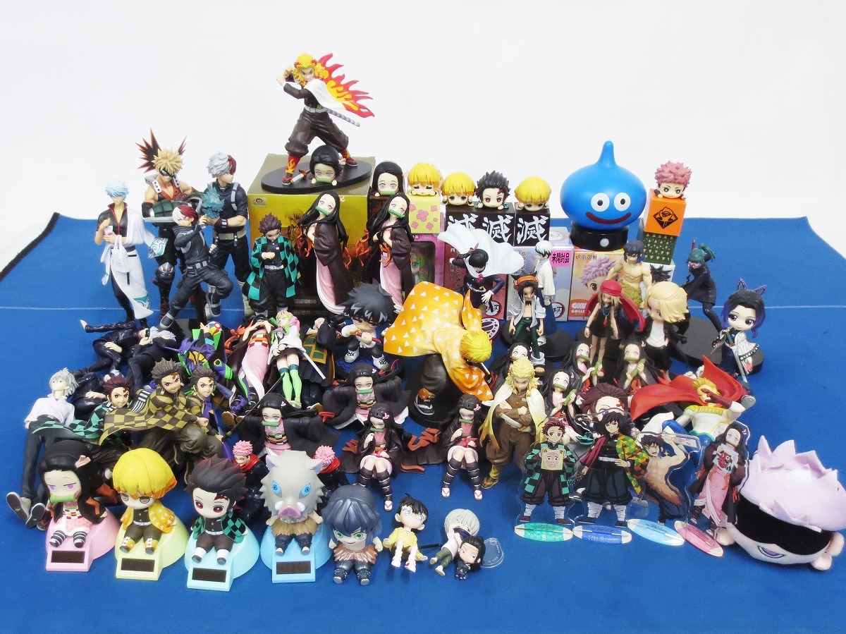 1円~ 少年マンガ関連 キャラクターフィギュア各種 約80点超 まとめ売り <鬼滅の刃/ヒロアカ/呪術廻戦 等> ジャンク (9983)