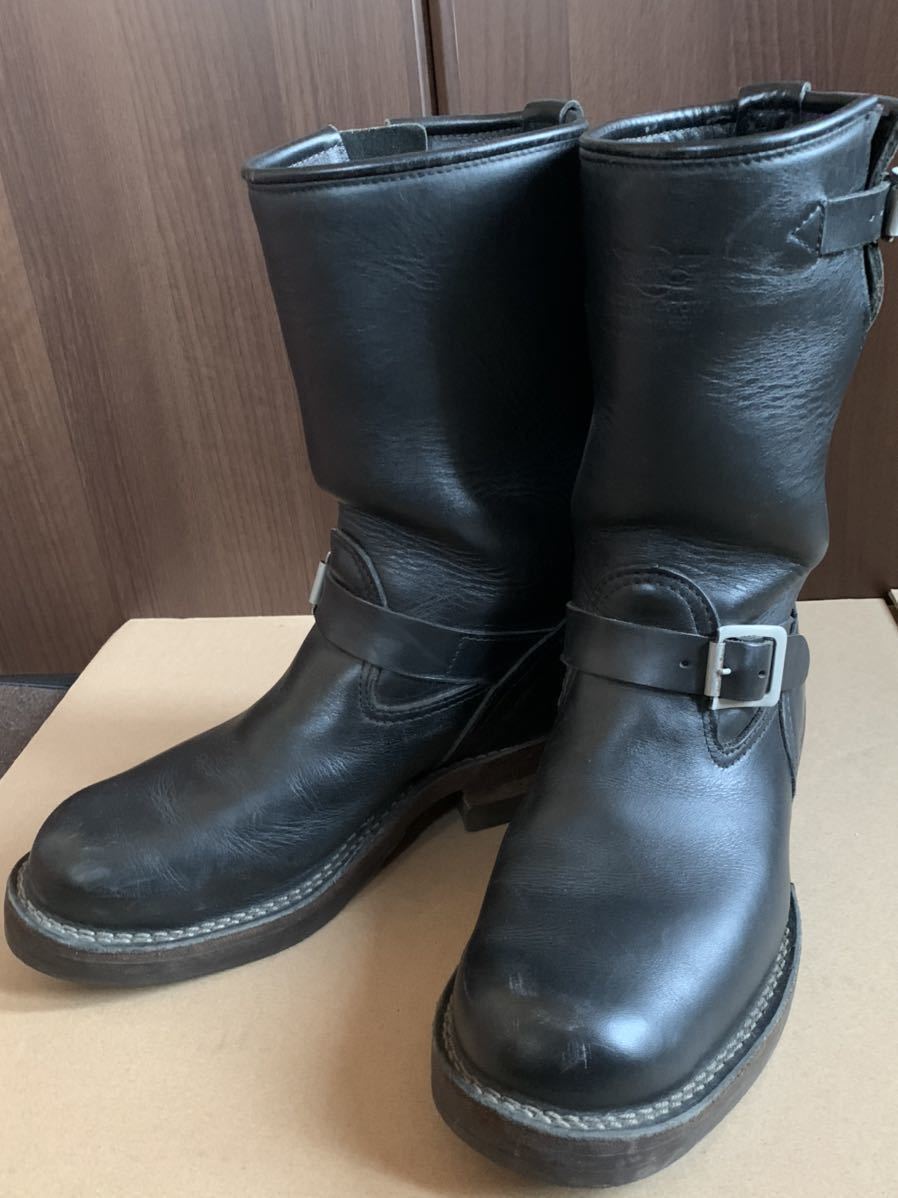  Wesco WESCOs уход черный u специальный заказ engineer boots ENGINEER BOOTS 8.5D прекрасный б/у 