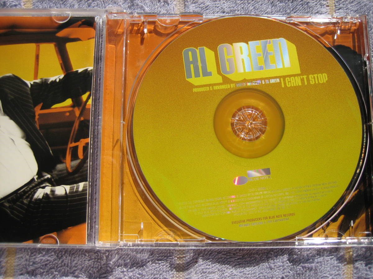 CD　ブルーノートファンク　アルグリーン　I CAN’T STOP　輸入盤・中古品　AL GREEN　BLUENOTE_画像2