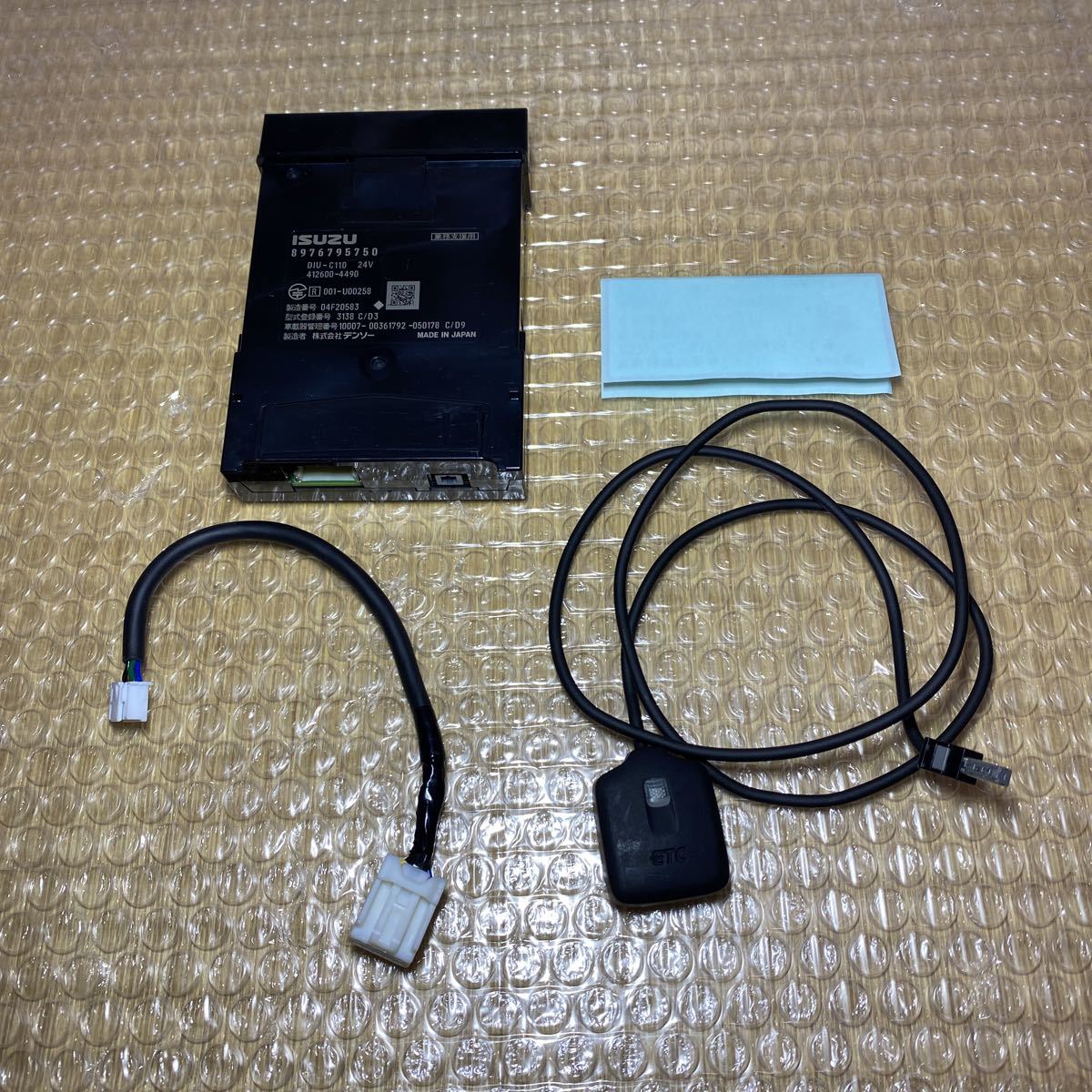 ☆新車外し 美品 ETC2.0 車載器 いすゞ 純正 ISUZU 24v 業務支援 ☆新車外し 美品 ETC2.0 車載器 いすゞ 純正 ISUZU 24v 業務支援