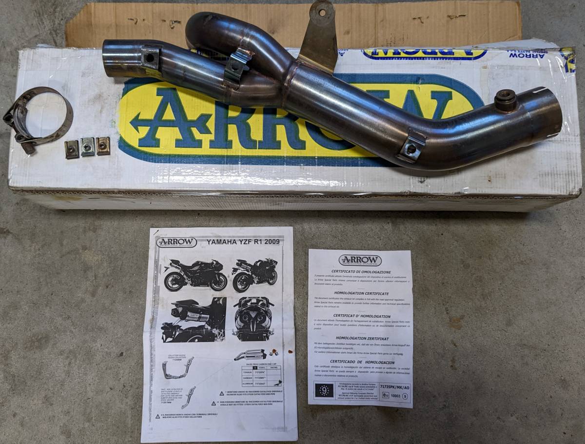 素晴らしい価格 yzf-r1 09-14 AKRAPOVIĆ 中間パイプ overdekook.com