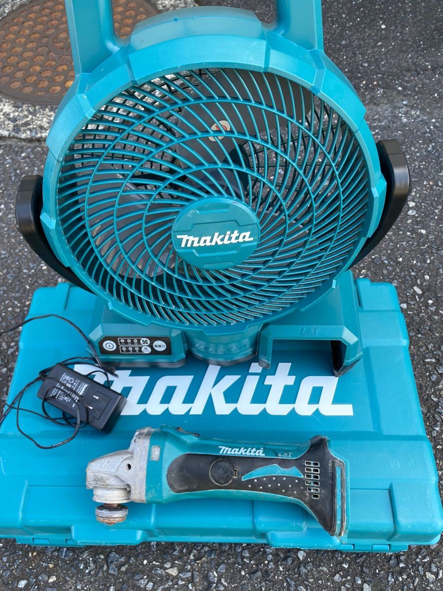 美品マキタ充電電動工具最新モデルビス打ち機、扇風機、サンダー 道具