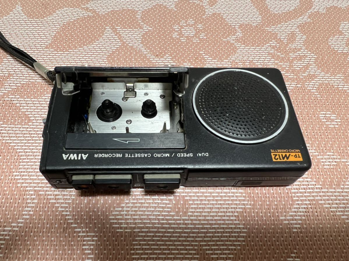 SONY WM-F404 カセット レコーダー AIWA アイワ TP-M12 レトロ　動作未確認　ジャンク品　2点_画像5
