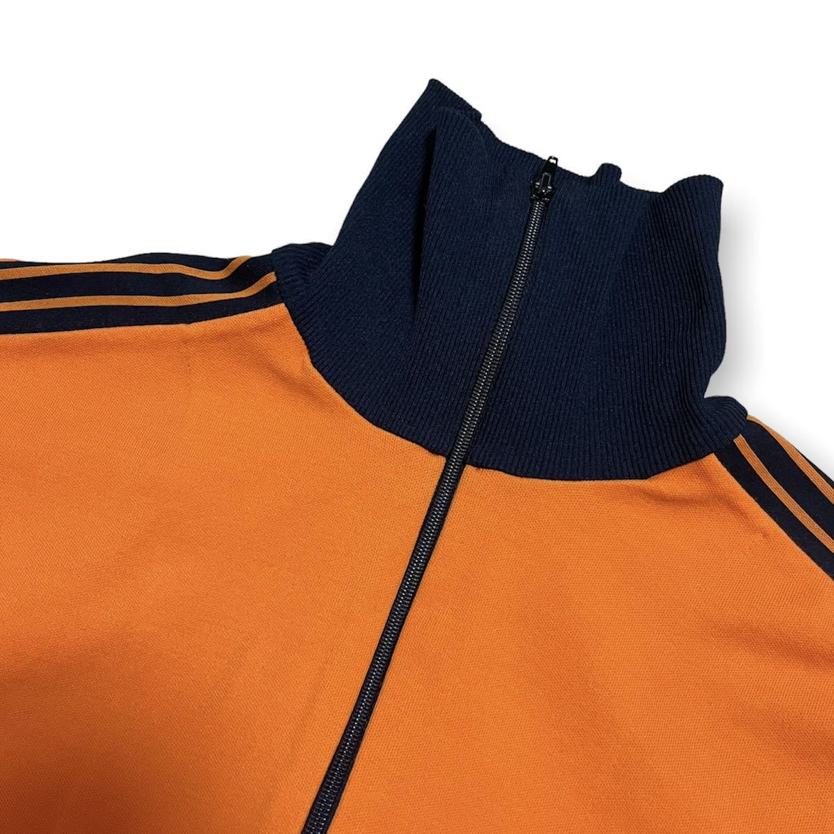 小松菜奈着 希少 ADIDAS トラックジャケット 西ドイツ製 レア デサント ヴィンテージ ラインジャージ アディダスジャージ 古着 atp 70s