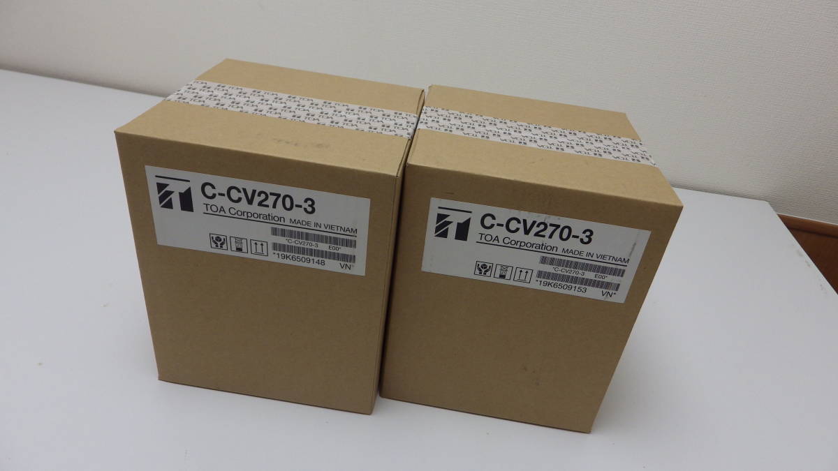 TOA〕 ドーム型カラーカメラ C-CV270-3 新品 2台 www.welbornelectric.com