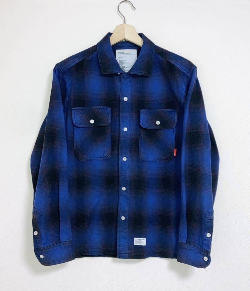 09aw WTAPS VATOS オンブレー シャドー チェック コットン シャツ S ダブルタップス tenderloin neighborhood supreme pendleton キムタク_画像1