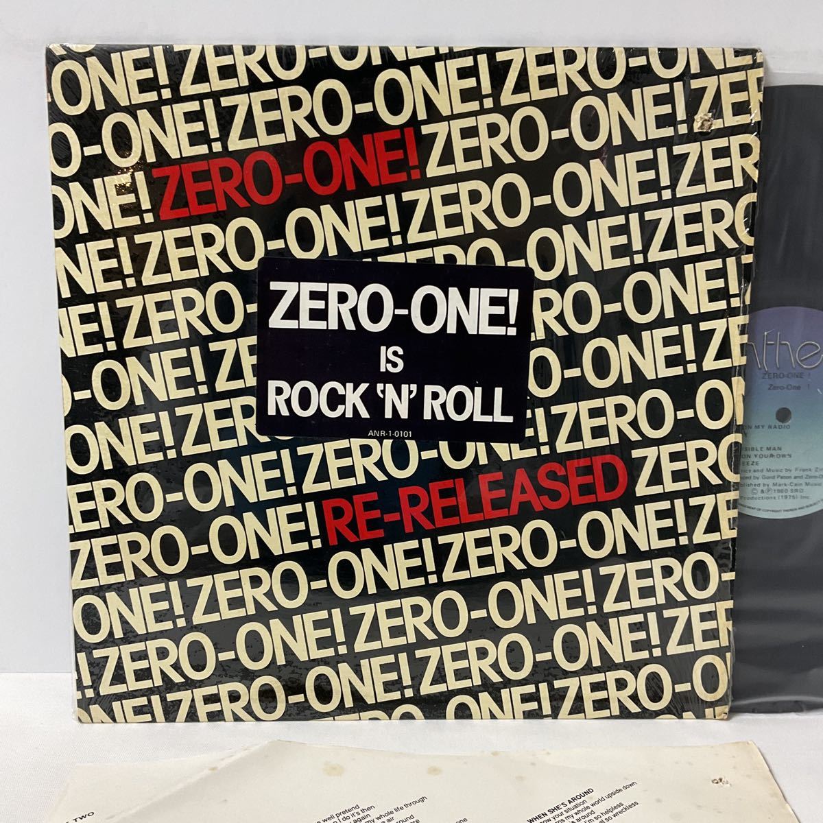 シュリンク HYPE STICKER付 / Zero-One! / SAME / LP レコード / ANR-1-0101 / CANADA /_画像1