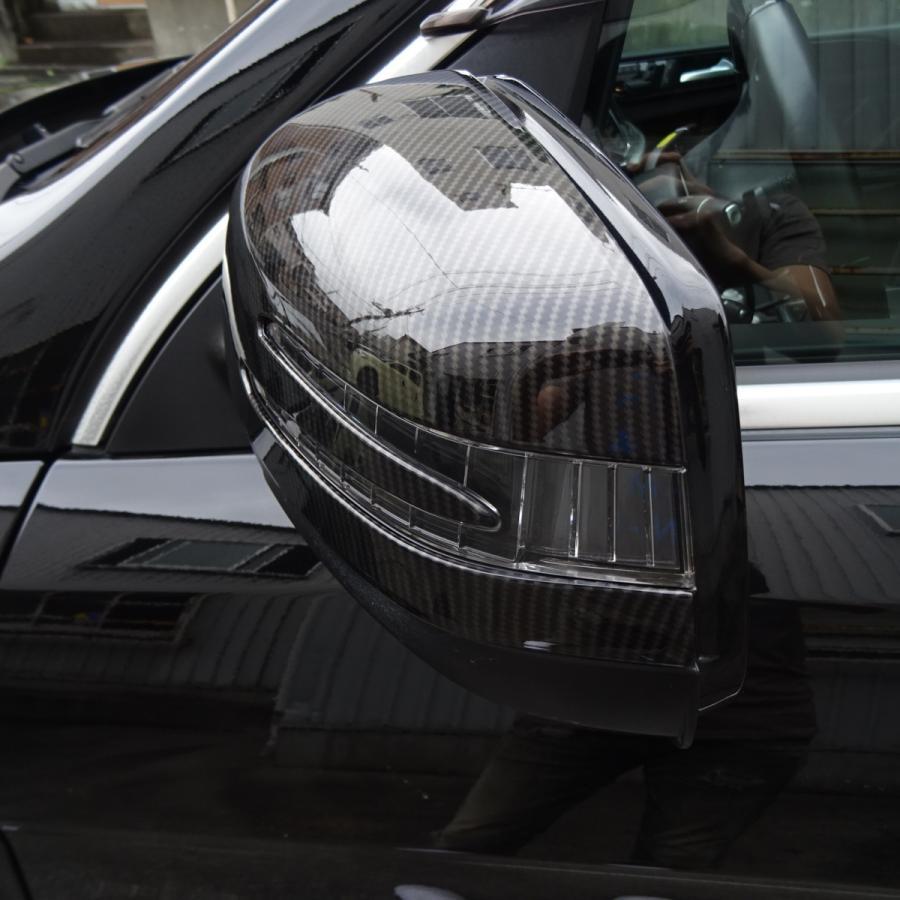  sport opening fully! Mercedes Benz carbon look door mirror cover W166 ML350 ML63 M Class 