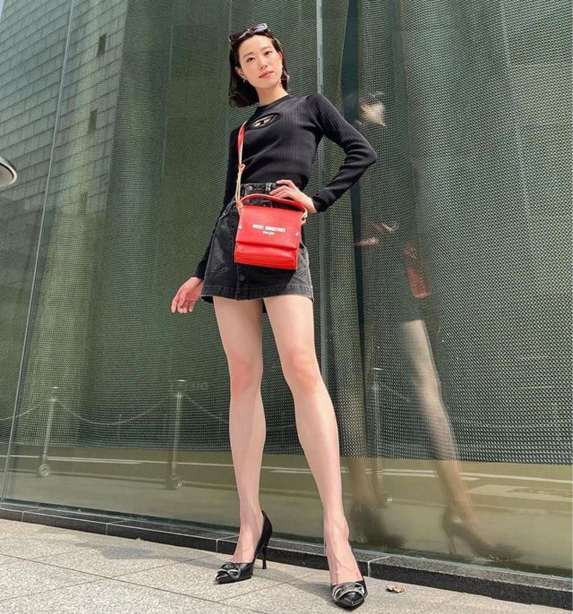 トップシークレット DIESEL ディーゼル メタル ロゴ プレート ニット