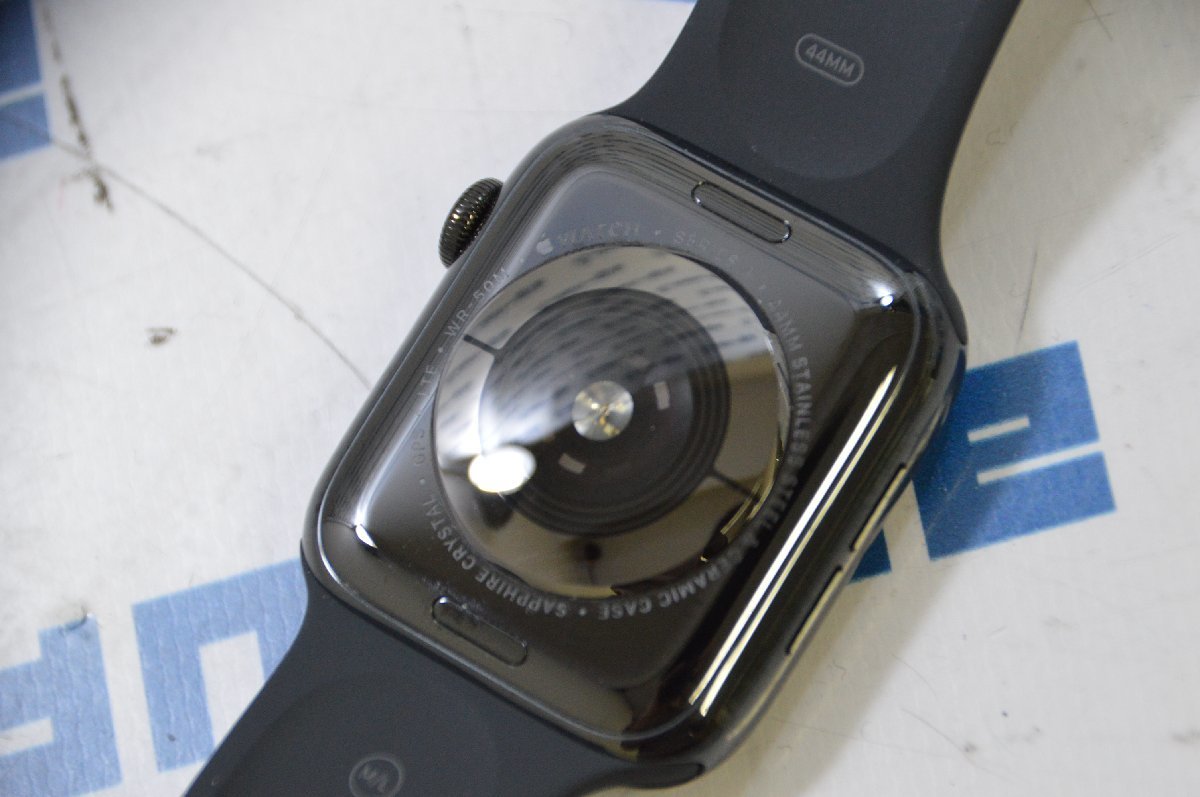  Kansai Apple Apple Watch Series 4 GPS+Cellular модель 44mm NTX22J/A дешевый 1 иен ST!! в этом случае непременно!! CS024737 O*