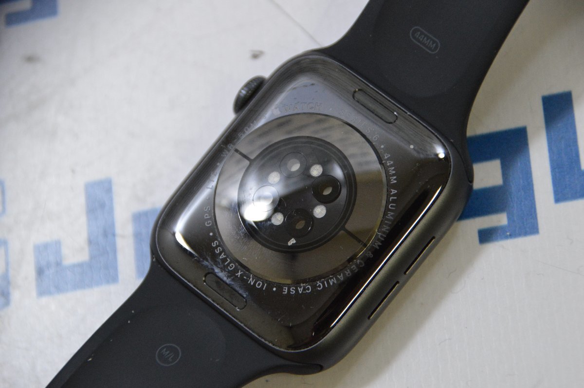  Kansai Apple Apple Watch Series 6 GPS+Cellular модель 44mm MG2E3J/A дешевый 1 иен ST!! в этом случае непременно!! J445393 O*